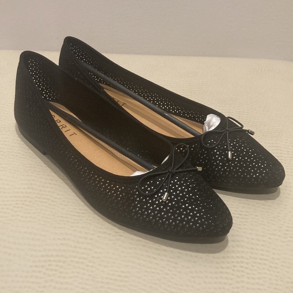 ESPRIT Patti Black Flats - Picture 1 of 16
